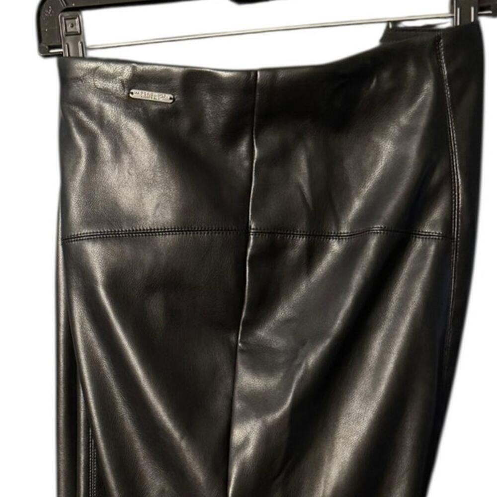 Marc New York Faux Leather Pull-On Pants‎ 3X Black - Picture 3 of 7